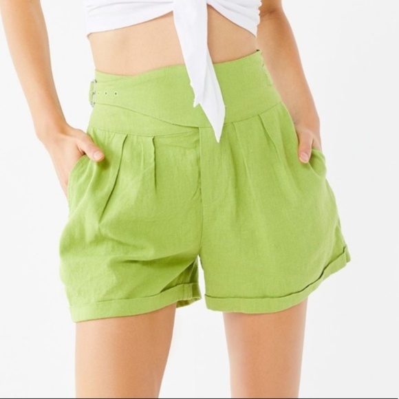Urban Outfitters Lime Green Shorts Size 